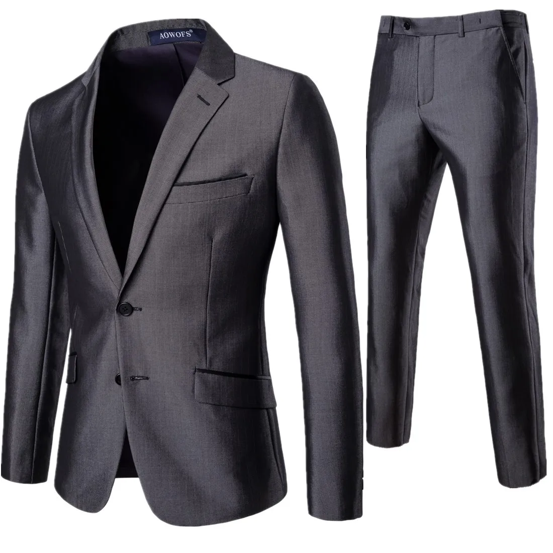 

XF016 New Fashion Four Seasons Plus Size Men's Suit 2-piece Business Best Man's Wedding Dress Mens Suits Blazers