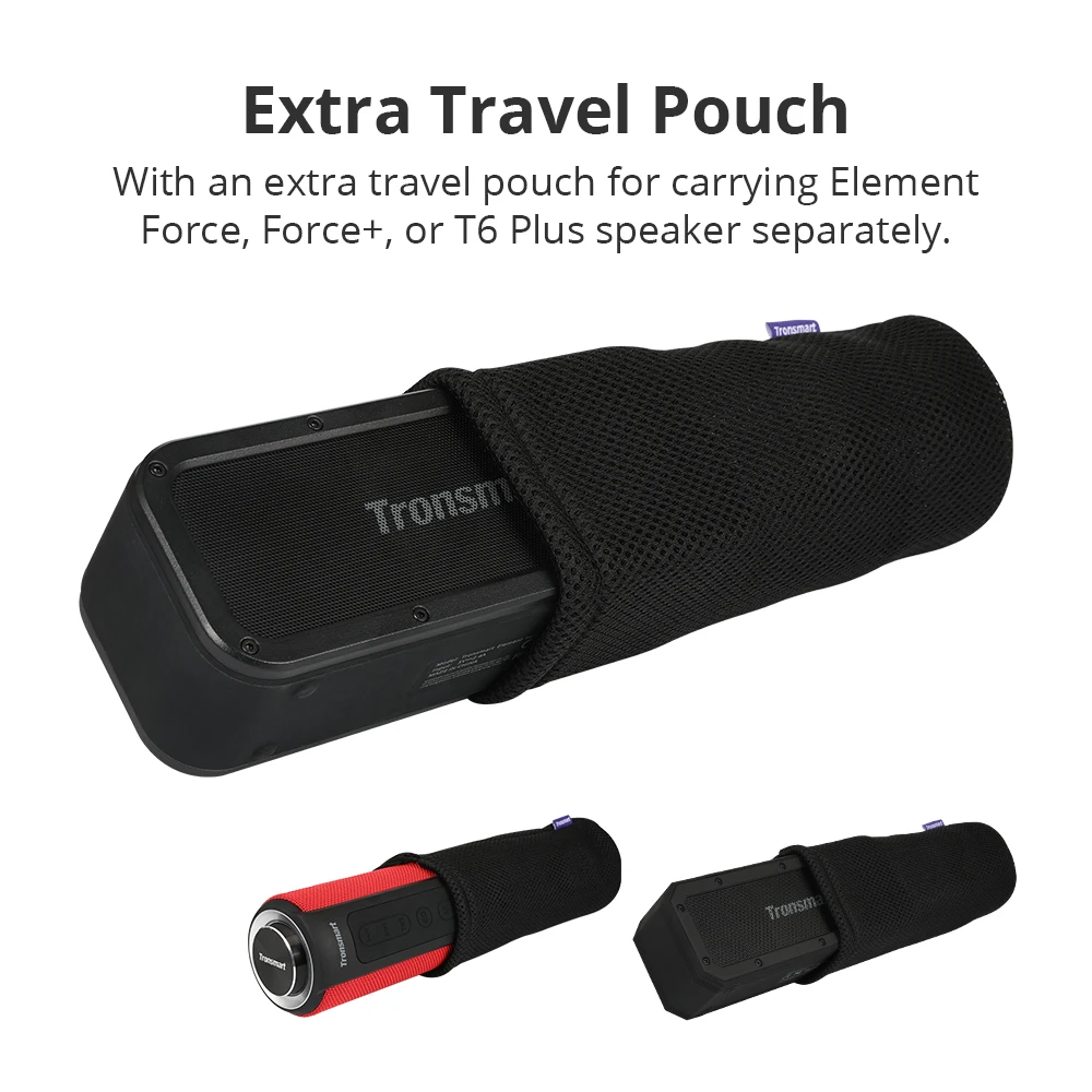 [В наличии] Tronsmart Force + T6 plus bluetooth динамик переносной чехол сумка для динамика