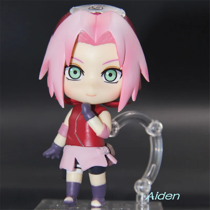 4&quotNendoroid Naruto Haruno Sakura #833 Hatake Kakashi Uzumaki Tsunade PVC Action Figure Collectible Model Toy BOX 10CM L587 | Игрушки и