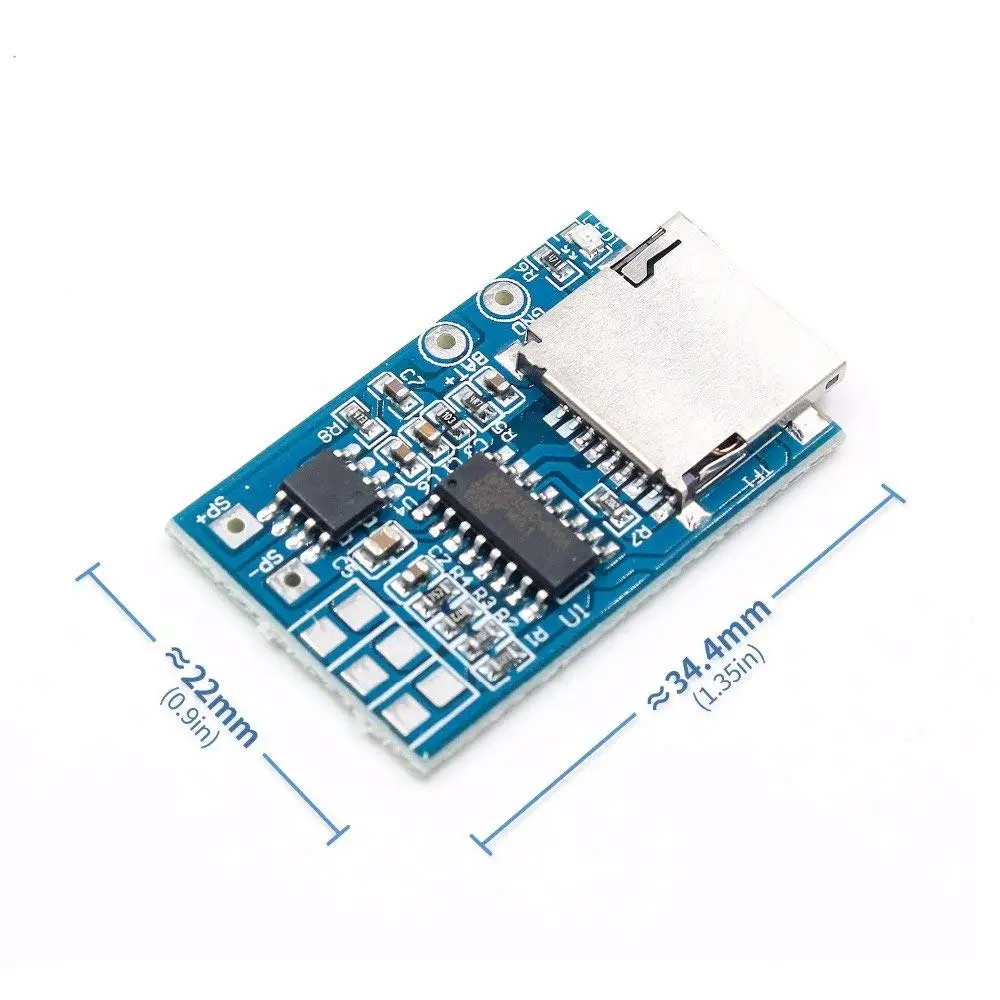 GPD2846A tf карта MP3 декодер плата 2 Вт модуль усилителя для Arduino GM блок питания Mp3 Uncork