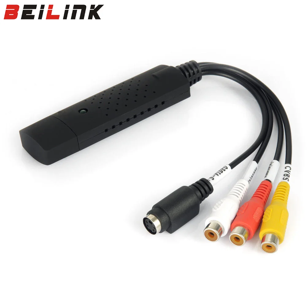 Премиум USB 2 0 Видео Аудио карта захвата адаптер VHS DC60 DVD конвертер Композитный RCA
