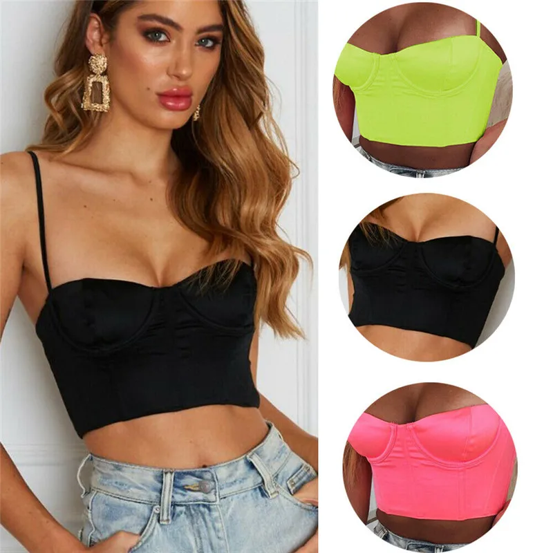 Женский жилет короткий топ на бретельках без рукавов летняя мода|Топы| |