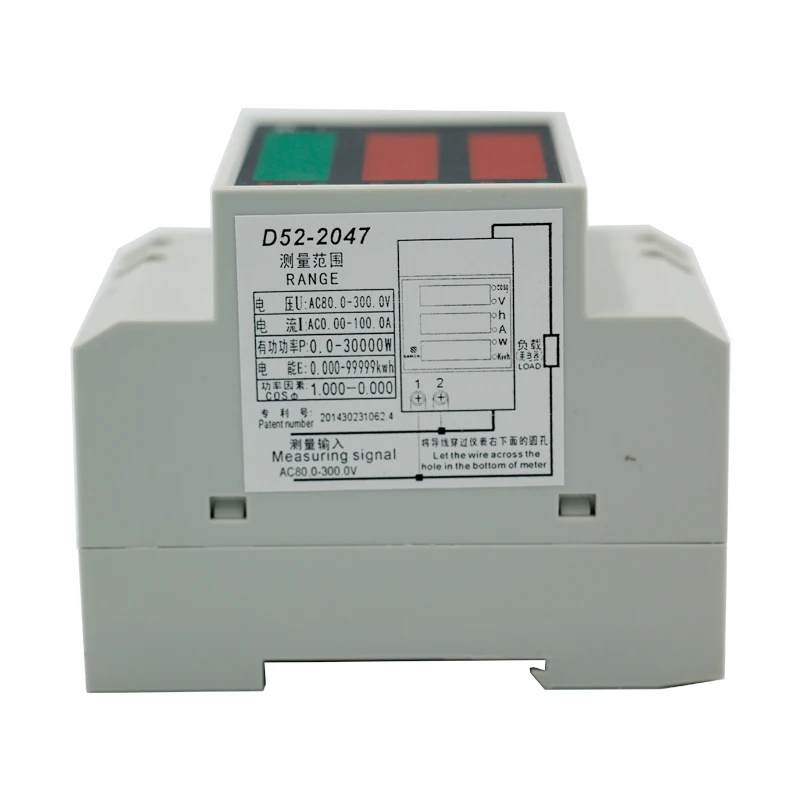 Цифровой измеритель напряжения амперметр энергии переменного тока 0 100 А 40%