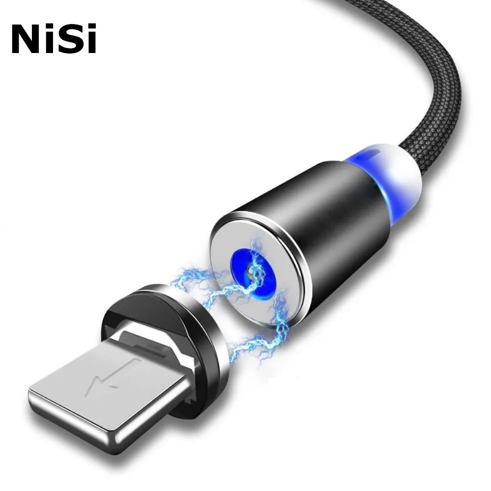 8pin IOS USB Магнитный кабель для быстрой зарядки iPhone 5 5S 6 6S Plus 7 7plus 8 8plus X вращение на 360
