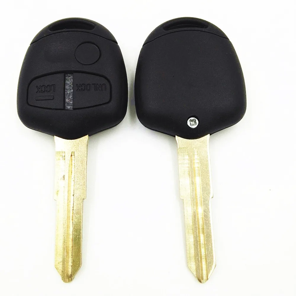 

Remote Case Fob 3 Button Car Key Blank with Groove on Right of Blade For MITSUBISHI Lancer EX Delica Galant Key Shell