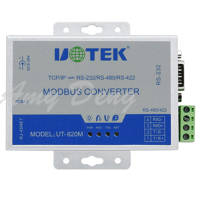 

UT-620M, MODBUS, TCP, MODUSB, RTU, RS-232/422/485, serial server