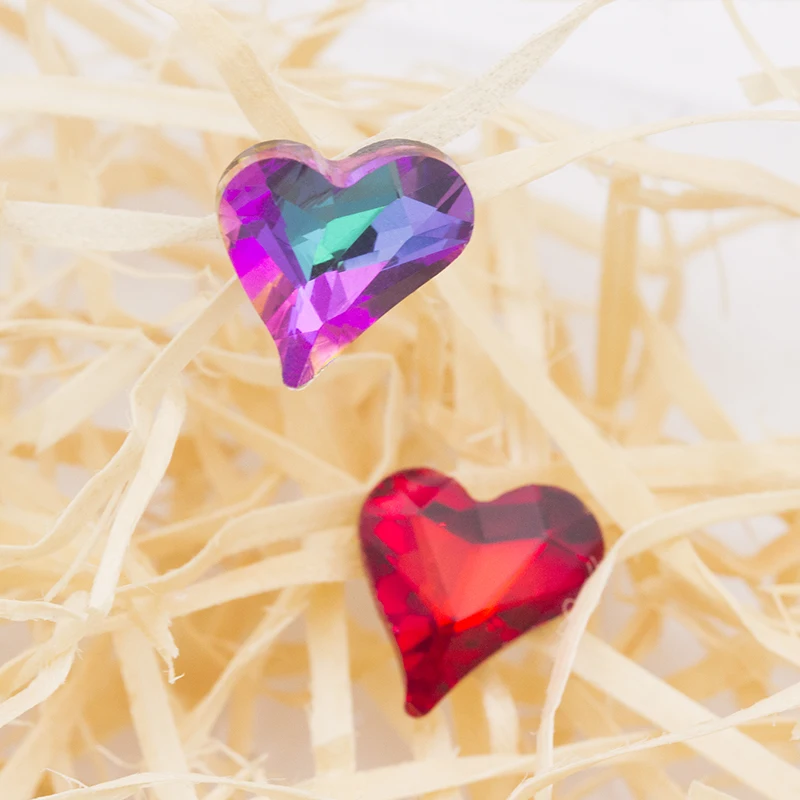 Фото K9 Glass Crafts Швейные Кристаллы Стразы Sweet в форме сердца, фотоэлемент, аксессуар №4