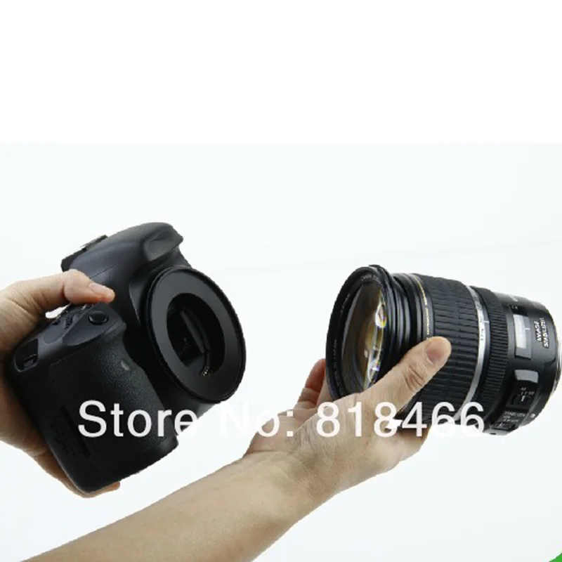 10 шт. 58 мм Макро Обратный объектив адаптер кольцо 49 52 55 62 67 72 77 для CANON EOS EF Mount 650d 60d 6d