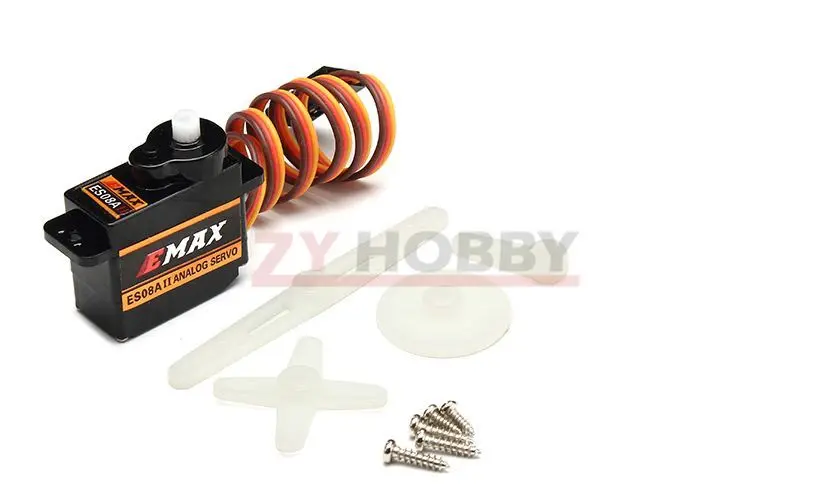 Мини-пластиковое зубчатое колесо EMAX ES08A II Аналоговый сервопривод высокая