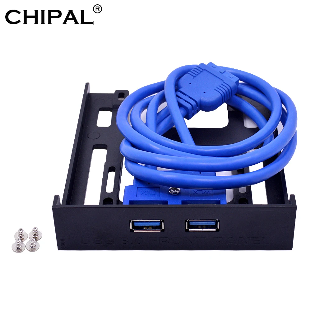 CHIPAL 2 порта USB 3 0 адаптер для кабеля передней панели 5 Гбит/с 20 контактов USB3.0