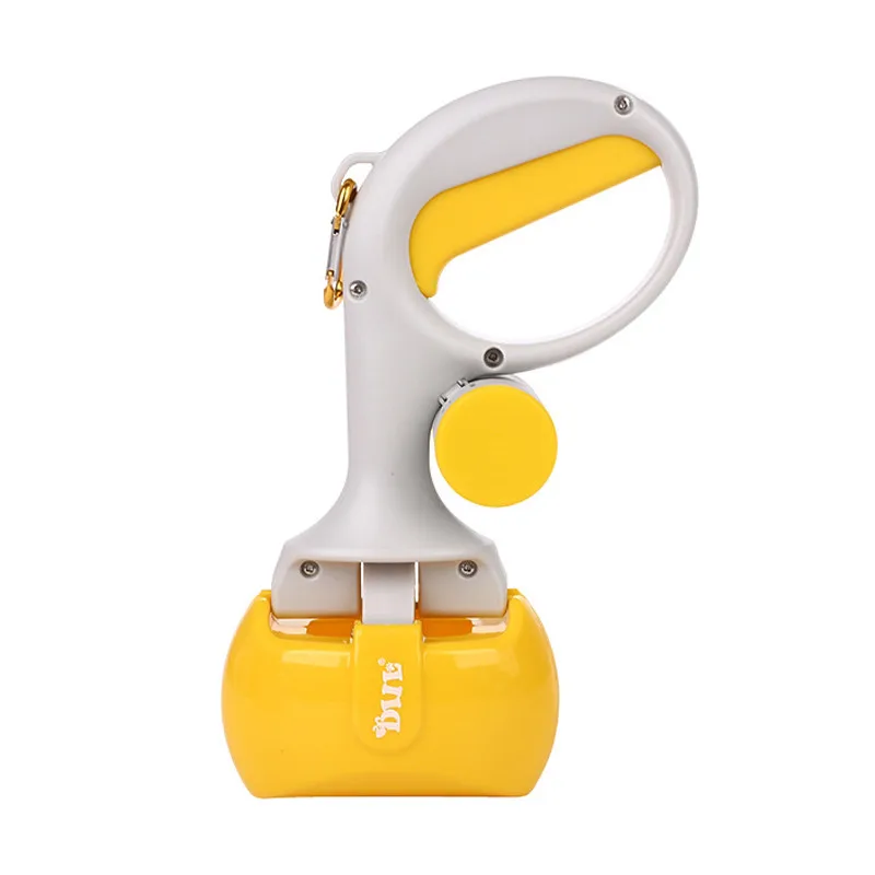 yellow FMLPET собака мусорная лопатка 2 в 1 портативный Pet Совок какашки дерьмо пикап Remover Pet интимные аксессуары тематические товары про рептилий и земноводных - Цвет: yellow