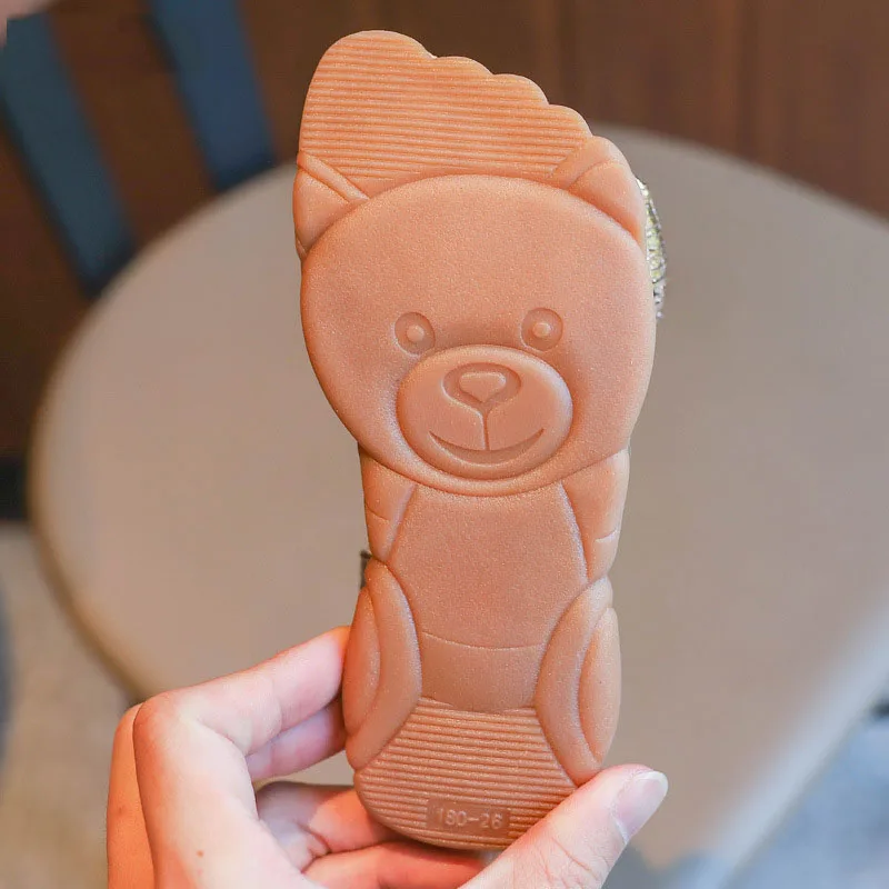 Новые летние сандалии для девочек с бантом милая обувь мягкой подошвой ПУ