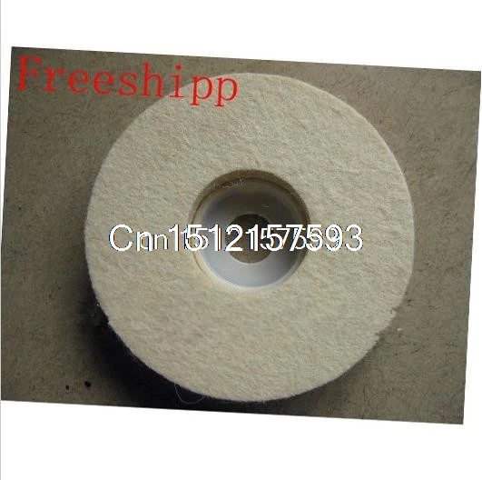

2pcs 100mm 4'' Round Felt Wool Buffing Polishing Wheels Disc Pads Polisher Size 100/12/16 Angle Grinder