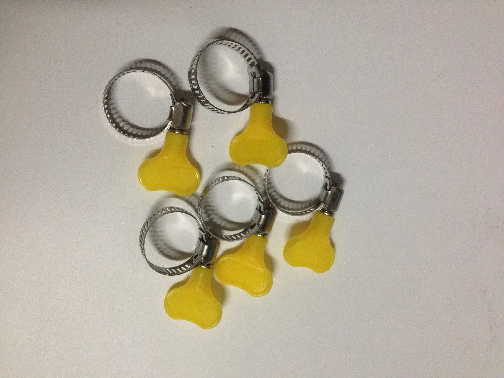 Зажим для шланга бабочки нержавеющая сталь червячный зажим 5 шт./лот подходит