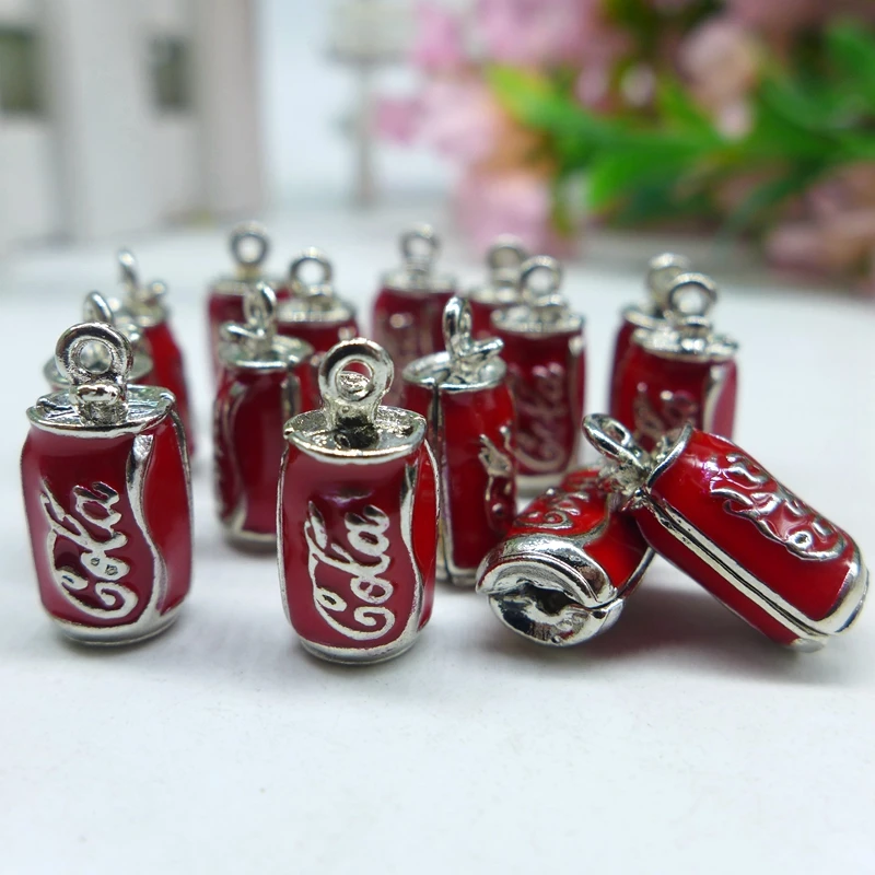 Каваи металлический сплав Миниатюрный кулон банка колы для diy ювелирных изделий