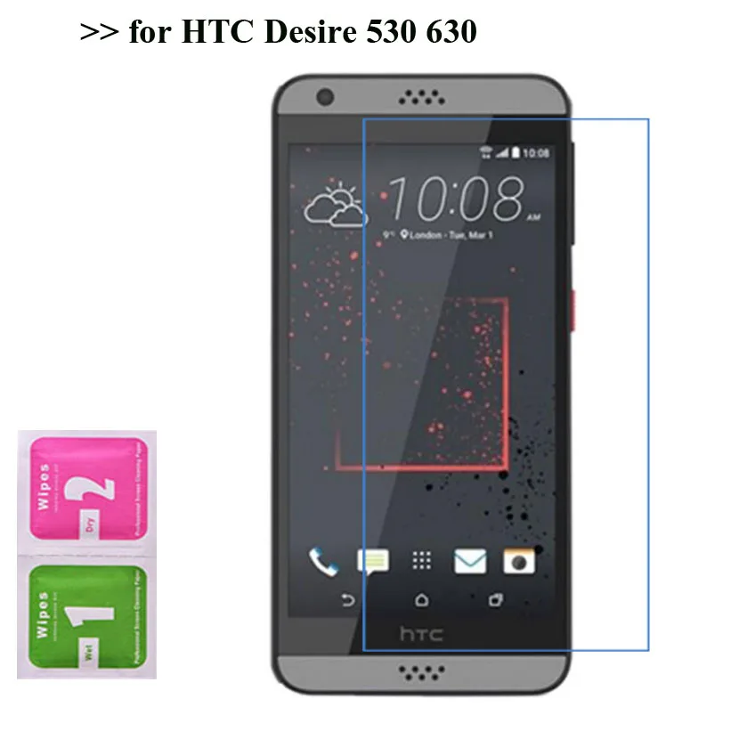 2 шт. для HTC Desire 530 630 Ultra Clear ТПУ Мягкий нано взрывозащищенные Экран протектор