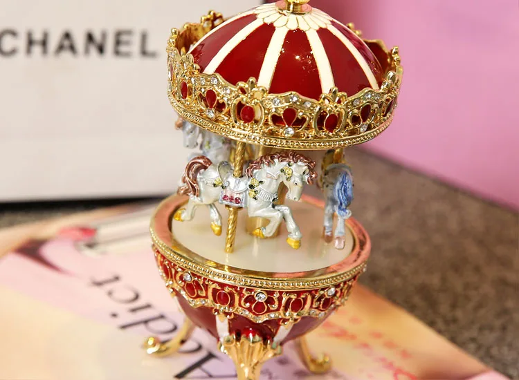 Музыкальная шкатулка с каруселем XXXG музыкальная подарок на день Святого