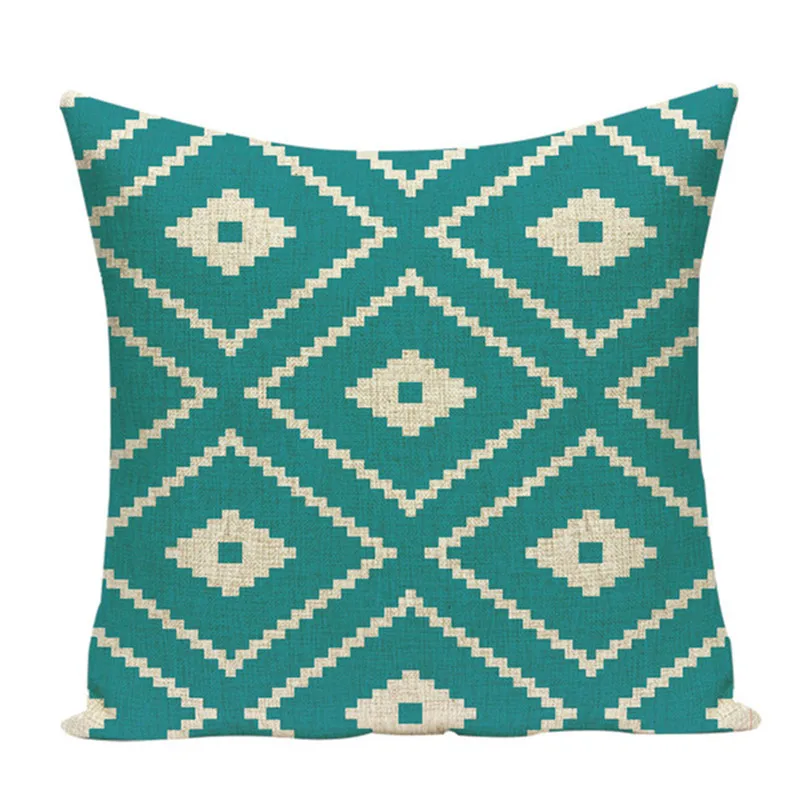 Striped Cushion Covers Geometric Decorative Pillow Case Sofa Throw Pillowcase Car Seat Accessories Home Textile Decor 45x45cm | Дом и сад