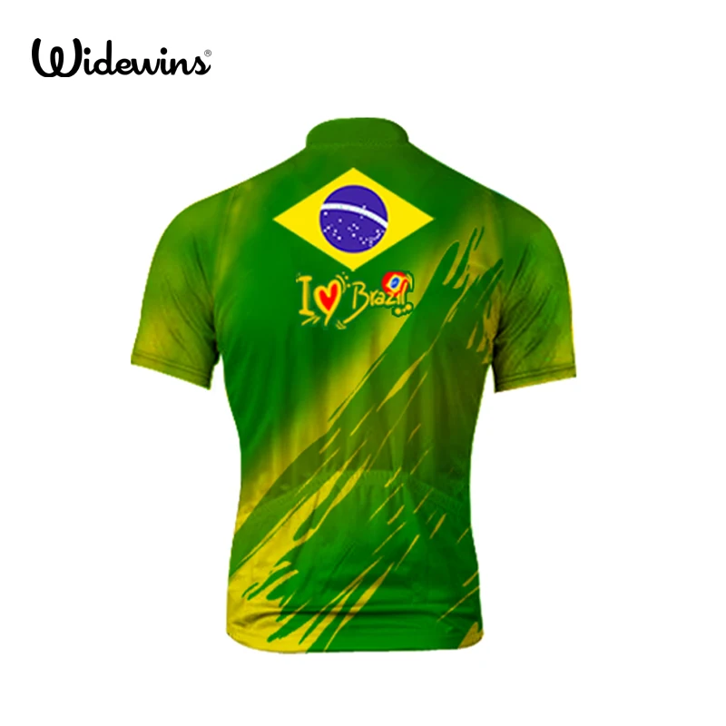 Новинка Мужская велосипедная майка с коротким рукавом дышащая одежда love Brazil Ciclismo