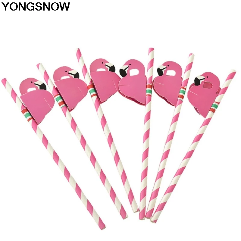YONGSNOW 5/10 шт. 3D милая мультяшная животная розовая зернистая полоска соломинка для