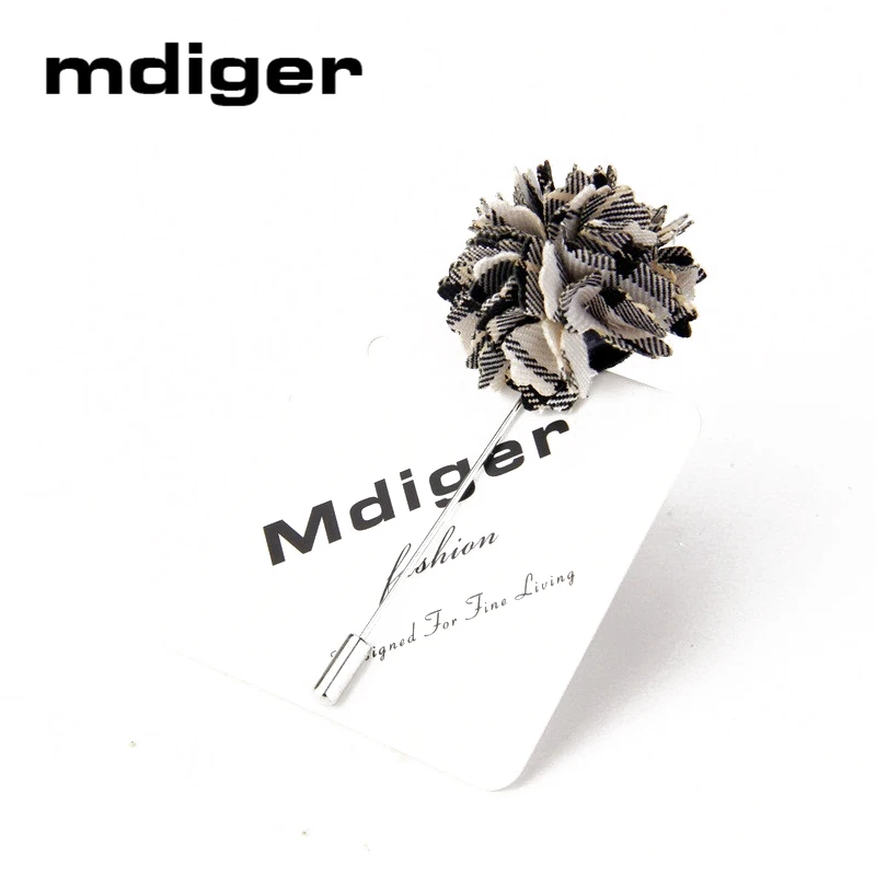 Mdiger брошь отворот булавки цветок плед Элитная Мода изящная бутоньерки