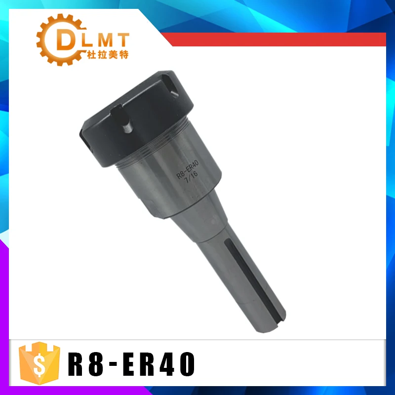 R8 ER40 7/16 цанговый патрон держатель Диапазон зажима R8 держатель шпинделя Арбор инструмент для фрезерного токарного станка с ЧПУ