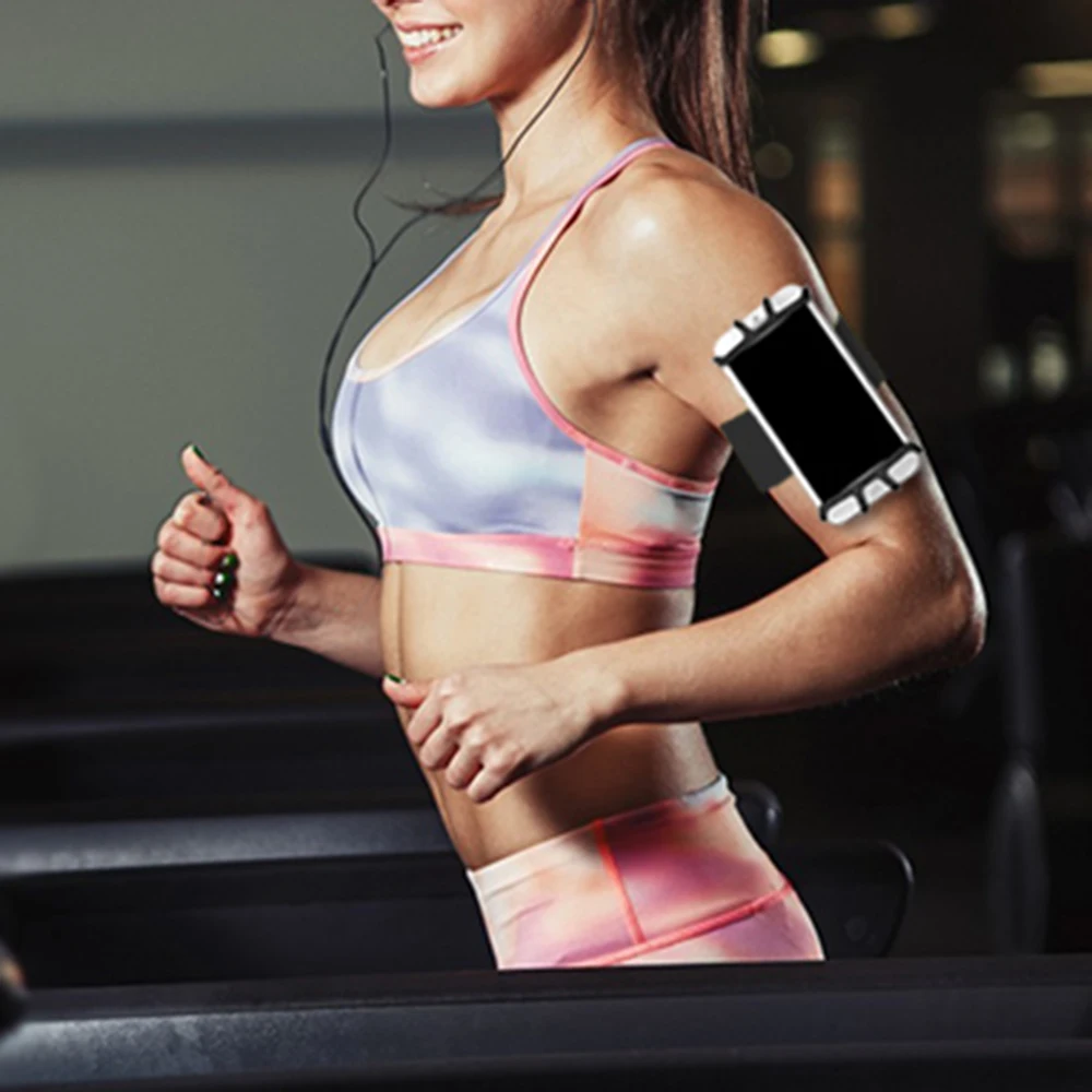 Adjustable Sporting Armband Breathable Sweat-proof Cell Phone for Screen Size between 5.3-8.5in Running Cycling Jogging | Спорт и