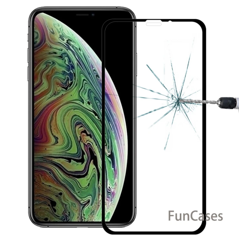 360 Оригинальное Защитное стекло для Apple iPhone XR чехол XS Max X R S Прозрачное закалённое