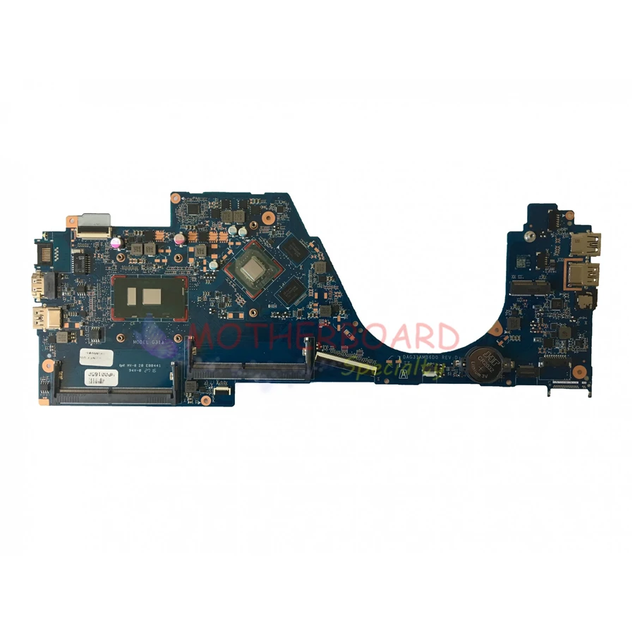 Vieruodis для HP Pavilion 14 AL материнская плата ноутбука с I7 6500U CPU 940MX 4 Гб GPU DAG31AMB6D0 855836