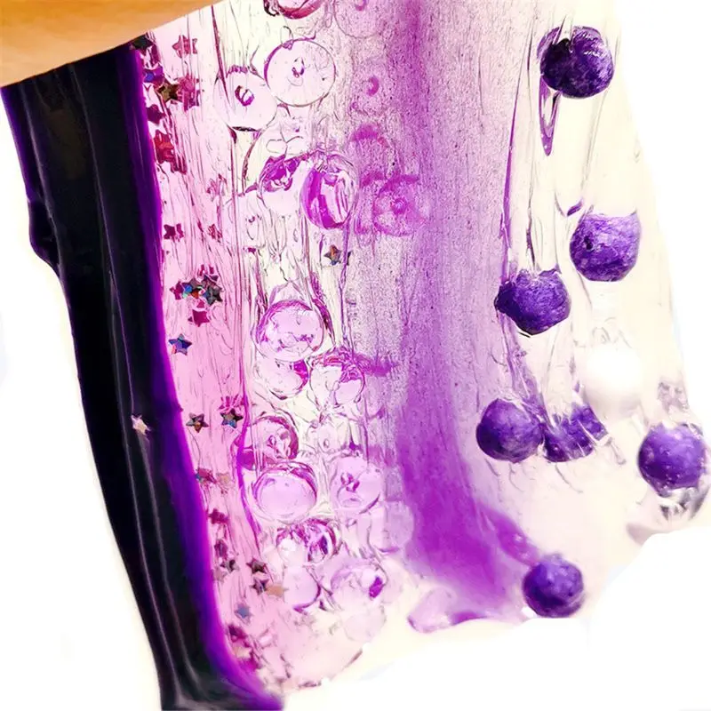 Креативные 5 в 1 слизи пушистые бусины для слаймов Slime Kit глиняная грязь Lizun Playdough облегчение стресса хлопок Slime детские игрушки подарок