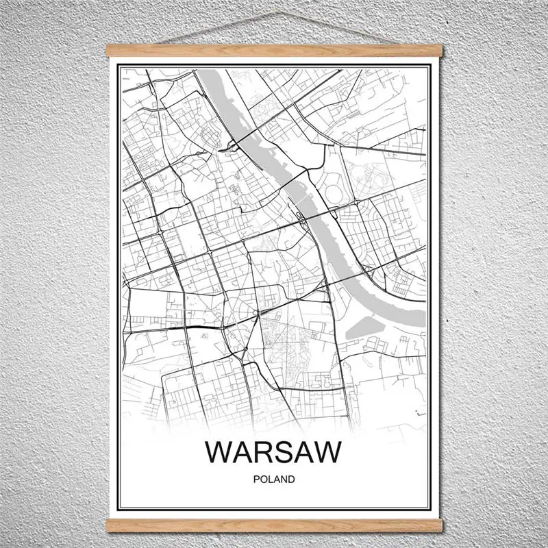 Индивидуальный образец Варшавский современный постер фотообои картина маслом