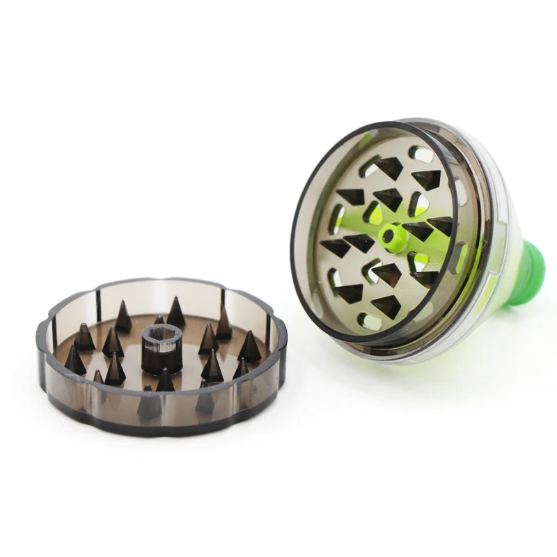 Новая пластиковая портативная мельница для табака 50 мм креативная Воронка