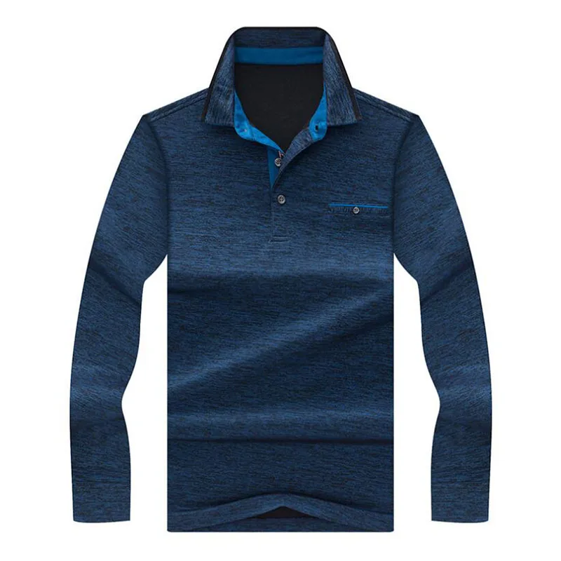 2017 новая осенняя мужская рубашка с длинными рукавами поло Взрывные модели