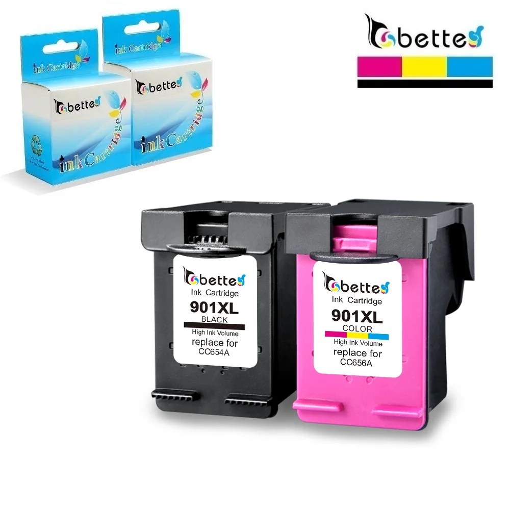 BETTE картриджи для HP 901 hp901 901XL Officejet J4524 J4525 J4535 J4540 J4550 J4580 J4585 J4600 J4624 J4660 J4680|ink cartridge|ink