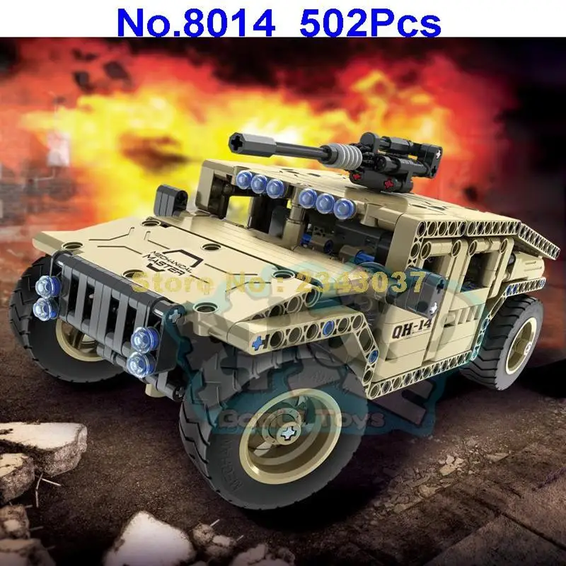 8014 502 шт. военный дистанционного управления Управление Rc вооруженных автомобиля