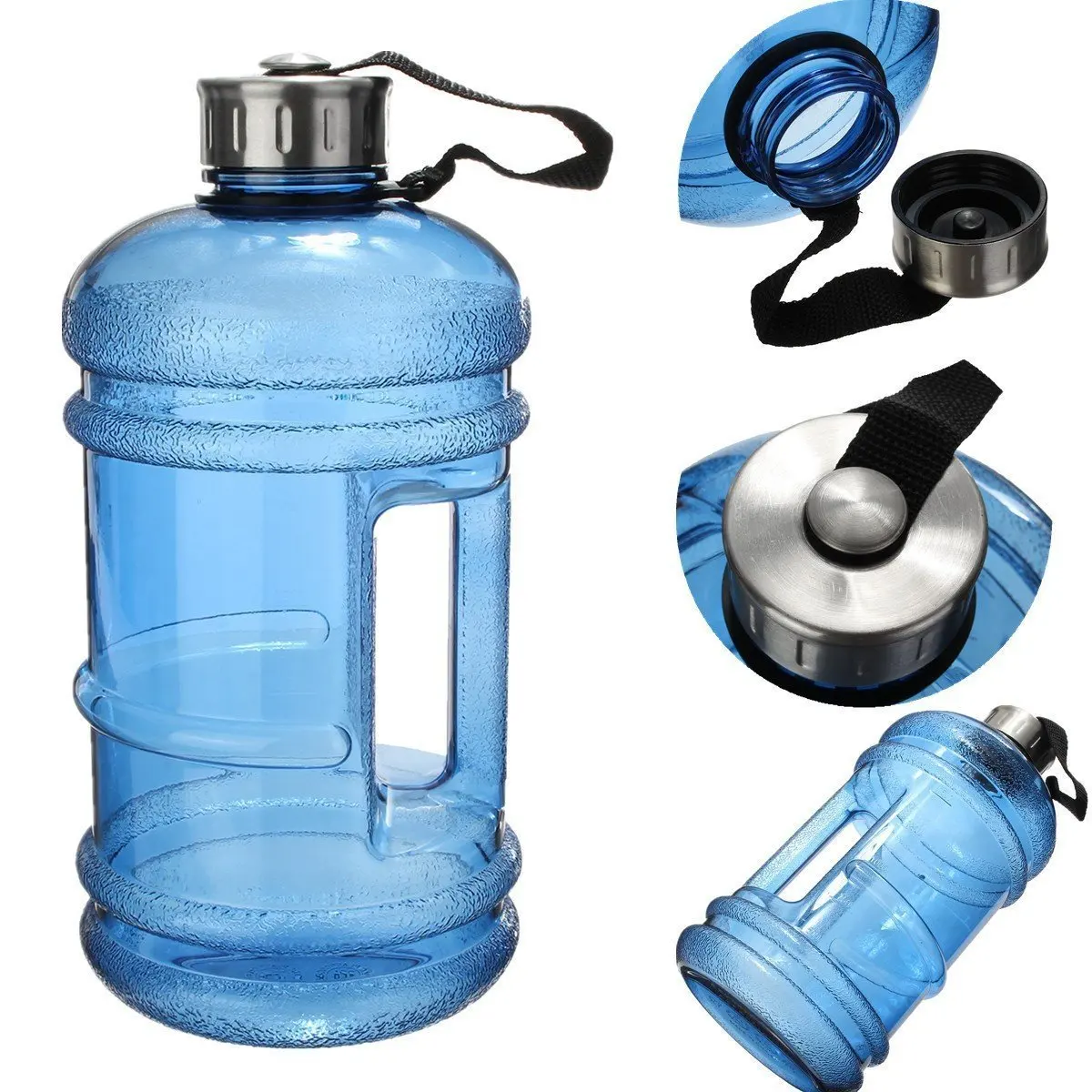 TEENRA 1 шт. 2.2L бутылка для воды для спорта на открытом воздухе, для бега, фитнеса, бутылка для воды, для кемпинга, альпинизма, питьевая бутылка для пикника, посуда для напитков