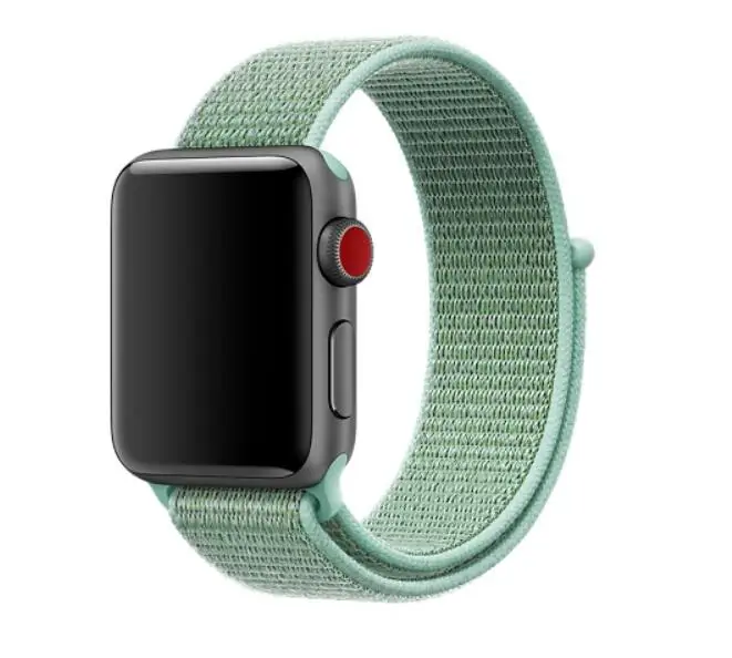 Новейший тканый ремешок для Apple Watch нейлоновый спортивный 38 42 40 44 мм ремень iwatch