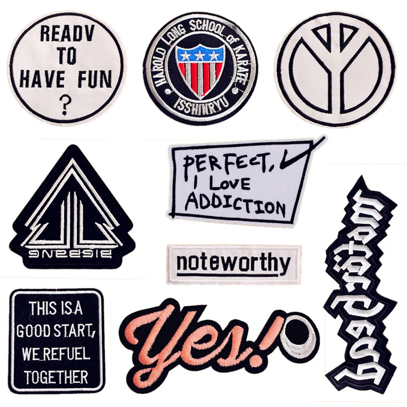 

Computerized Embroidery Cloth Stickers Wholesale Large Letter Patch Clothing Accessories Clothing DIY Manual Patches