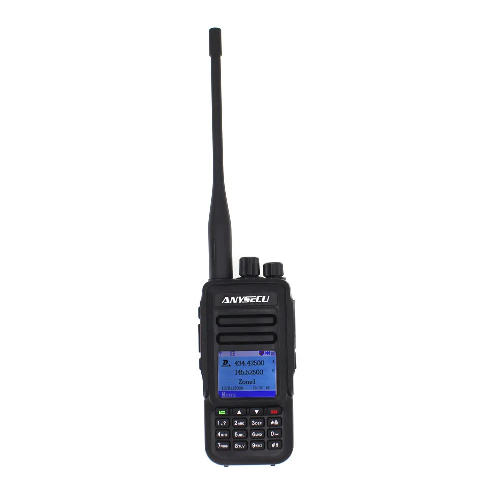Двухдиапазонное цифровое радио DMR anysecu DM UV450 с 3000 каналами и 10000 контактами TDMA