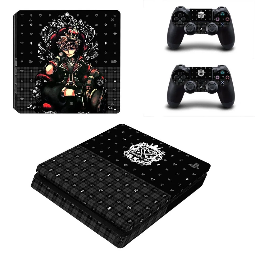 Kingdom Hearts 3 PS4 тонкая наклейка для кожи Play station 4 Slim sticker s Decal Pegatina для игровой консоли и контроллера