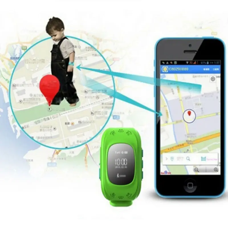 Оптовая продажа gps детские часы С телефонным звонком детский сотовый телефон с