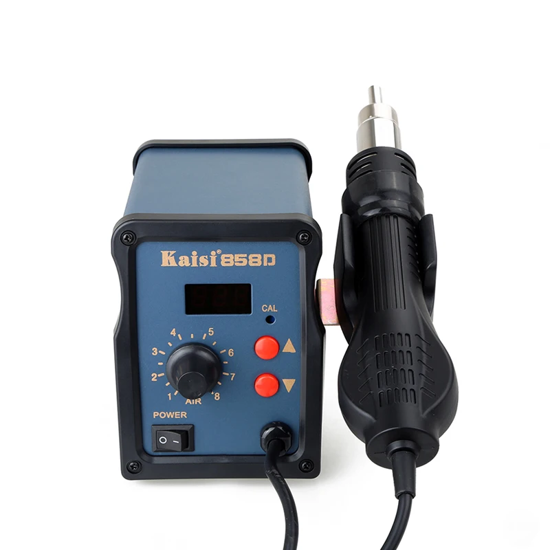Kaisi 858D 700 Вт SMD паяльная станция горячего воздуха пистолет светодиодный цифровой