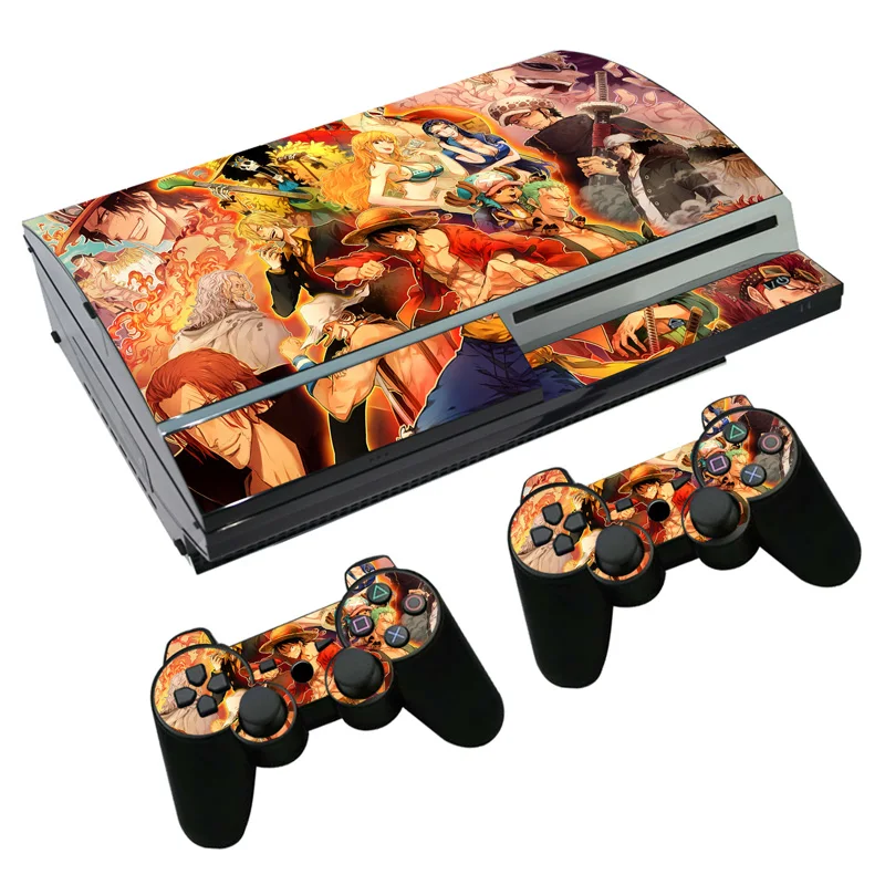 Кожи Стикеры наклейка для PS3 жира Игровые приставки 3 консоли и контроллеры для PS3 жира скины Стикеры виниловая пленка-аниме одна деталь