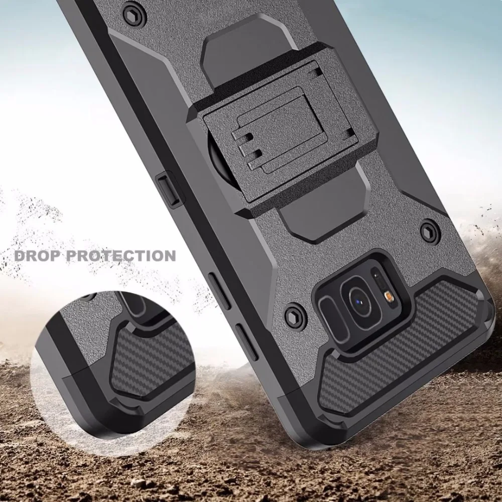 Защитный чехол 3 в 1 для Samsung Galaxy S8 Plus тонкий защитный из ТПУ с защелкой S8|case for samsung