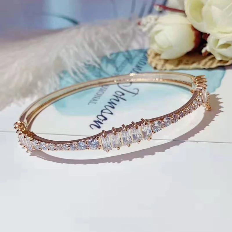 Роскошный браслет Be 8 AAA + Zircoina для женского платья Модный изысканный с