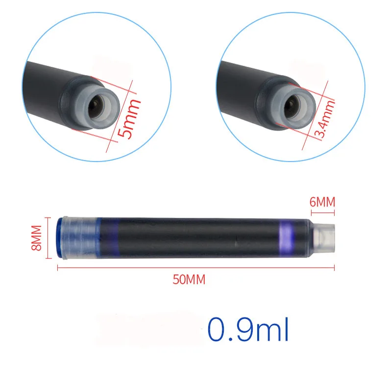 12 шт. Разноцветные Одноразовые чернила для ручек чехол чернил подарки студентов