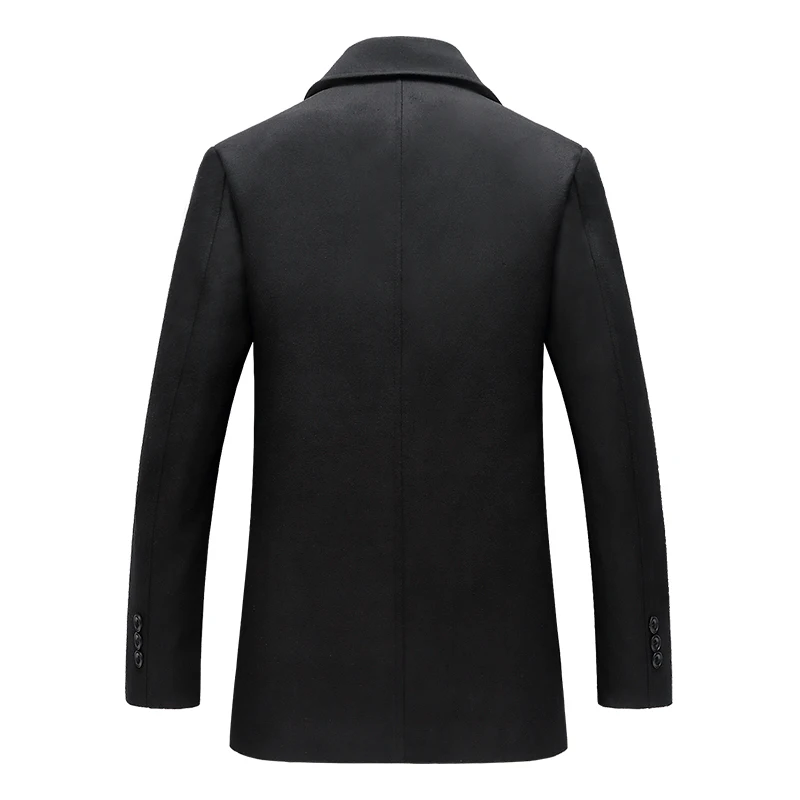 2017 новое осеннее и зимнее стильное шерстяное пальто для мужчин модное деловое