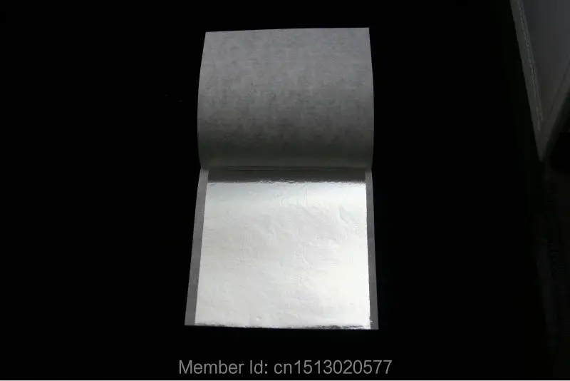 500 листов Блестящий Имитация Серебряный лист алюминиевый Декор лист|leaf leaves|leaf