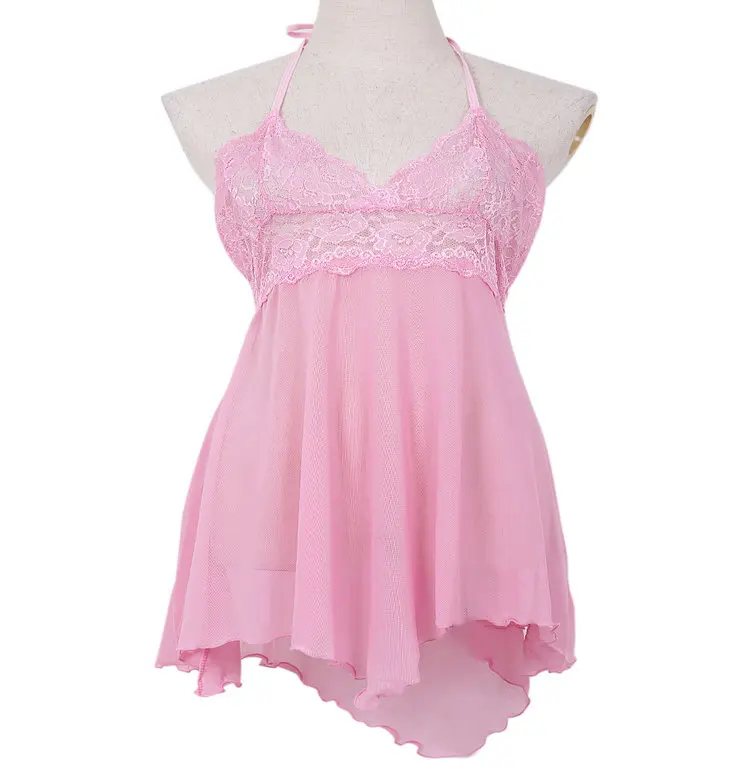 Fashion women Lace Sleep Dress Sexy Lingerie Nightgown Babydoll Pajamas Plus Size | Женская одежда