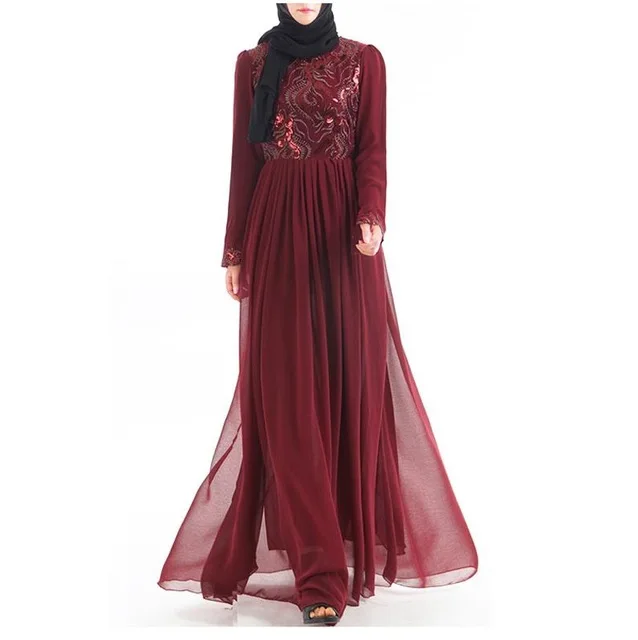 as picture shlow Vestidos арабский абайя Дубай Ислам Мусульманский хиджаб платье кафтан Sukienki женщины кафтан Marocain Рамадан Elbise халат Musulmane платья - Цвет: as picture shlow